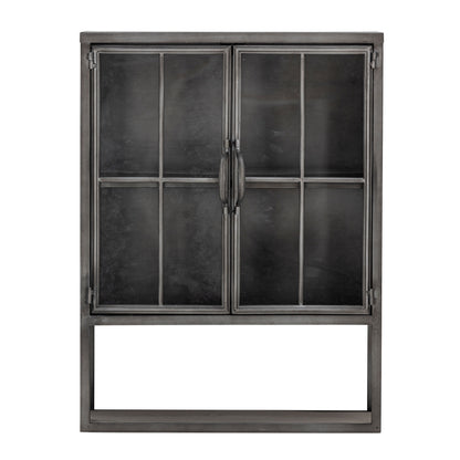 Gabinete de Bloomingville Sindre, preto, metal