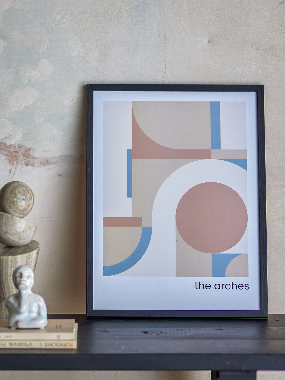 Bloomingville Arches Ilustração com quadro, preto, cara