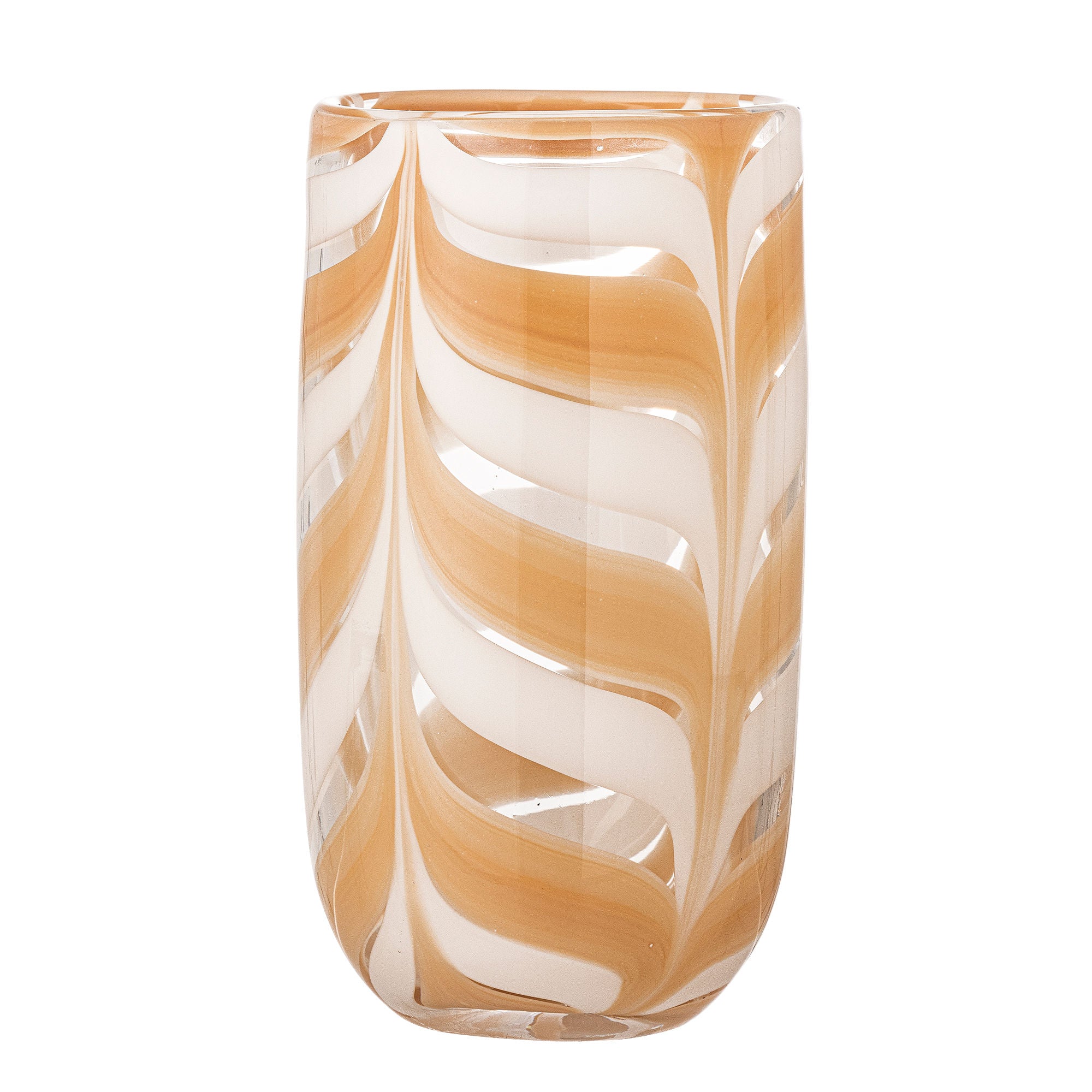 Vaso de Taven Bloomingville, laranja, vidro