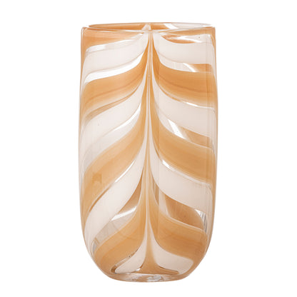 Vaso de Taven Bloomingville, laranja, vidro