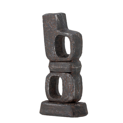 Bloomingville Sanah Candlestick, preto, ferro fundido