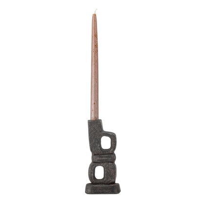 Bloomingville Sanah Candlestick, preto, ferro fundido