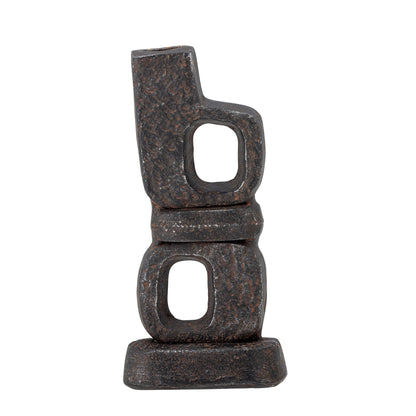 Bloomingville Sanah Candlestick, preto, ferro fundido