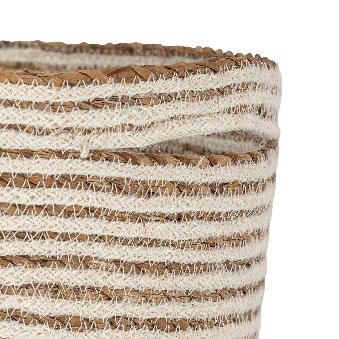 Bloomingville Selena Basket, branca, juta