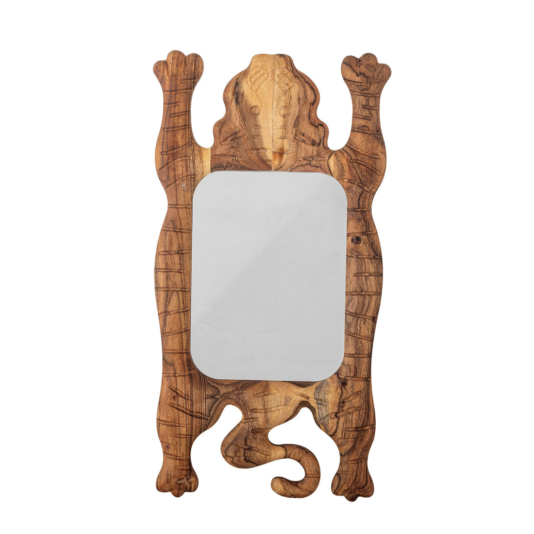 Bloomingville Marga Wall Mirror, Brown, Acacie