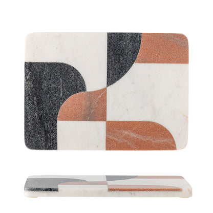 Bloomingville Jazzi Board, branco, mármore