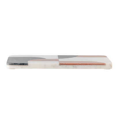 Bloomingville Jazzi Board, branco, mármore