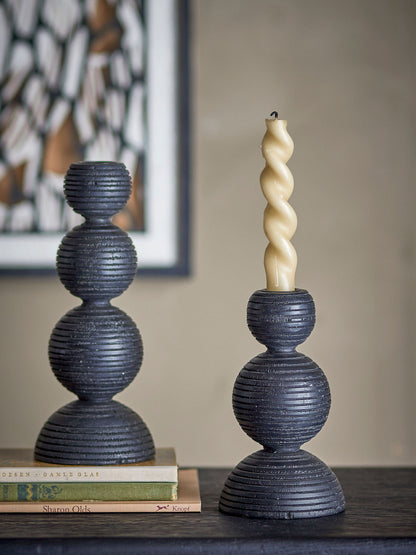 Bloomingville Kipp Candlestick, preto, cara