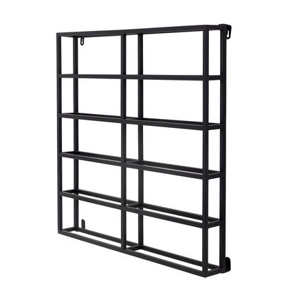 Bloomingville Magne Wine Rack, preto, metal