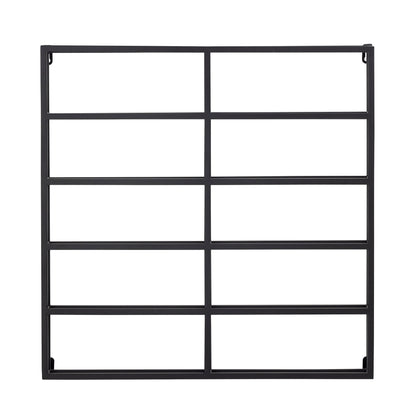 Bloomingville Magne Wine Rack, preto, metal