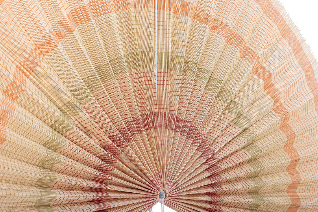 Decoração de parede de Bloomingville Jaime, amarelo, bambu