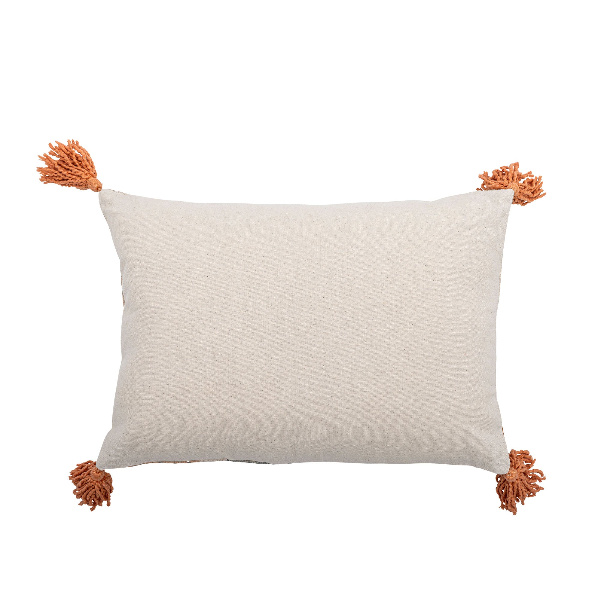 Almofada Bloomingville Lanzo, laranja, algodão