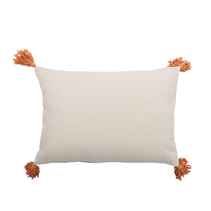 Almofada Bloomingville Lanzo, laranja, algodão