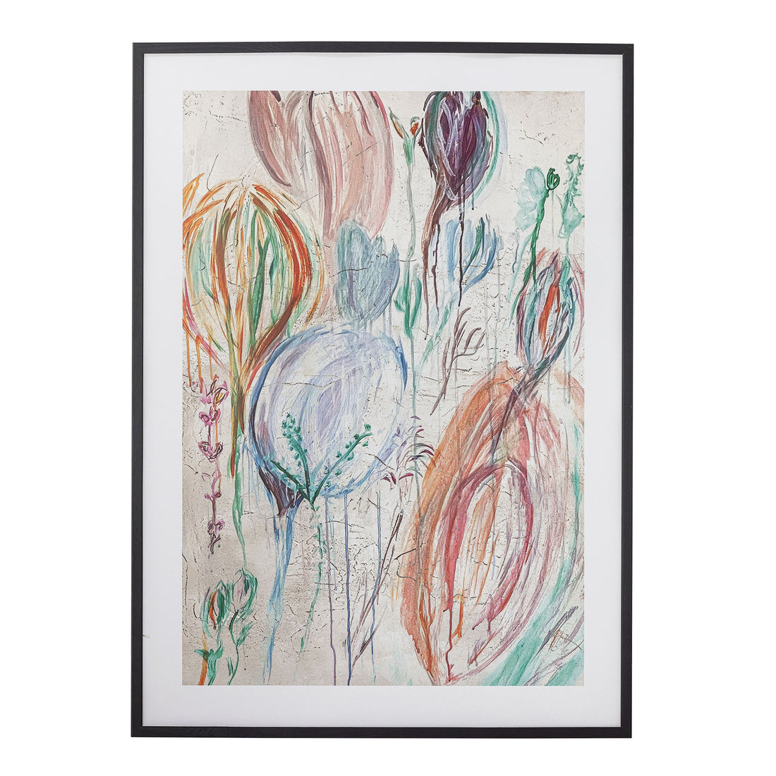Ilustração Francine de Bloomingville com quadro, preto, cara