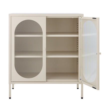 Gabinete de salvo de Bloomingville, natureza, metal