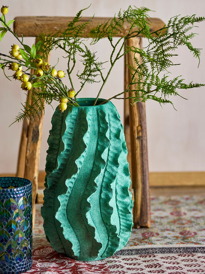 Coleção criativa Vaso Natika Deko, verde, terracota