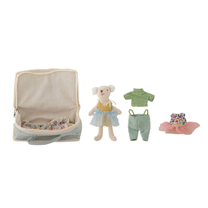 Bloomingville Mini Lara Doll, marrom, poliéster