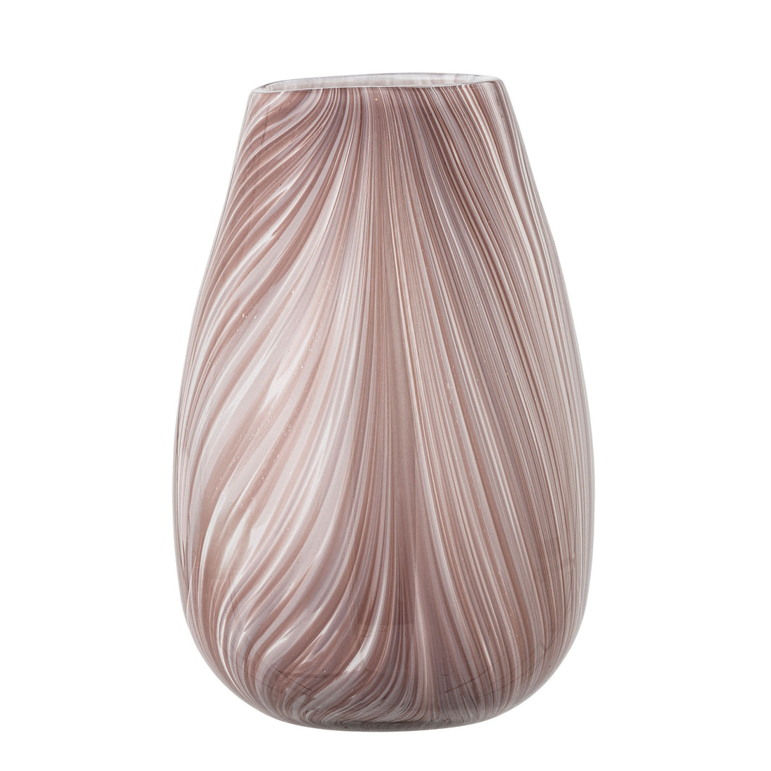 Bloomingville Ennis Vase, Rosa, vidro