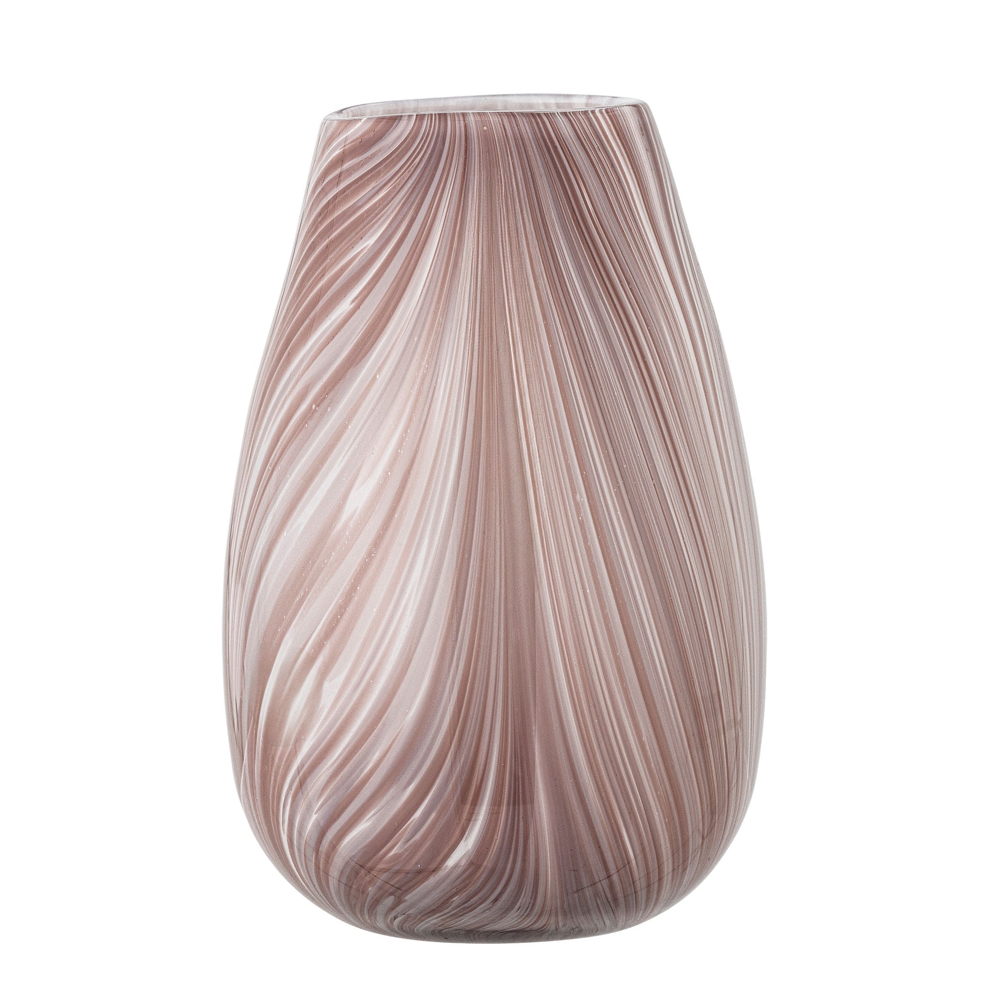 Bloomingville Ennis Vase, Rosa, vidro