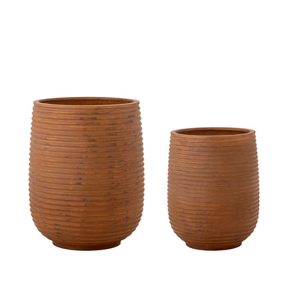 Bloomingville Mesola Herbal Potty em vasos, marrom, magnésia