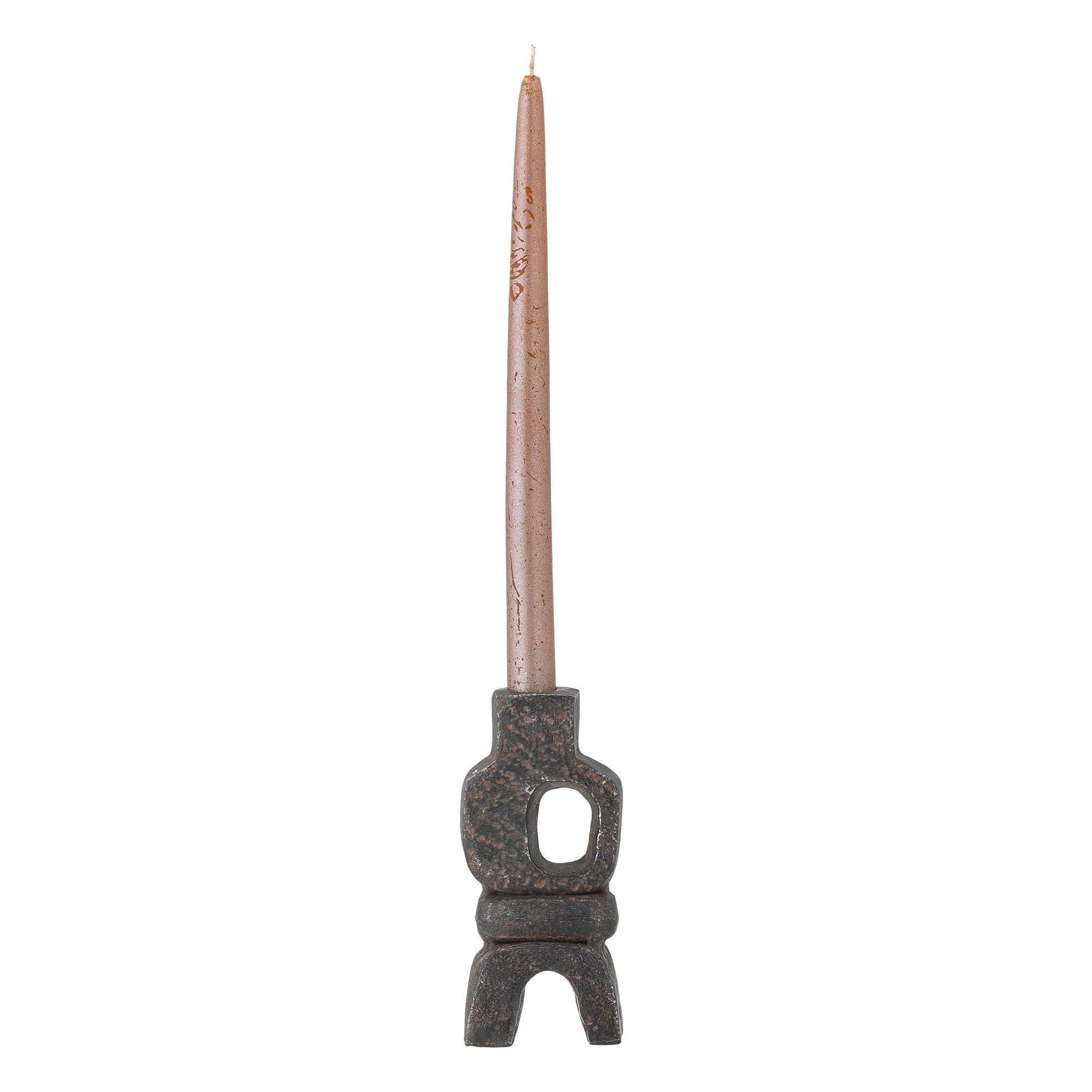 Bloomingville Sanah Candlestick, preto, ferro fundido
