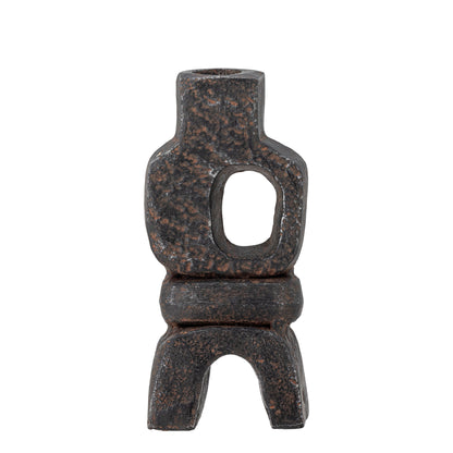 Bloomingville Sanah Candlestick, preto, ferro fundido