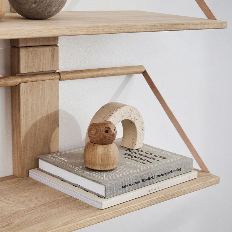 Móveis Andersen - Prateleira Parede de Madeira - Pequena - Carvalho