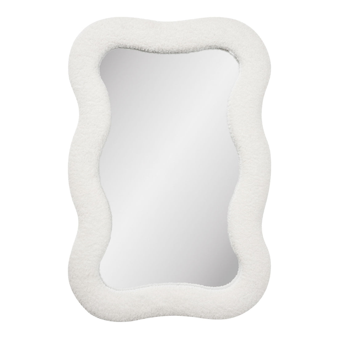 Bosaro Mirror - Mirror, Teddy, White 80x54 cm