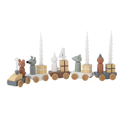 Bloomingville Mini Junaid Decoração de aniversário, Brown, FSC®100%, MDF