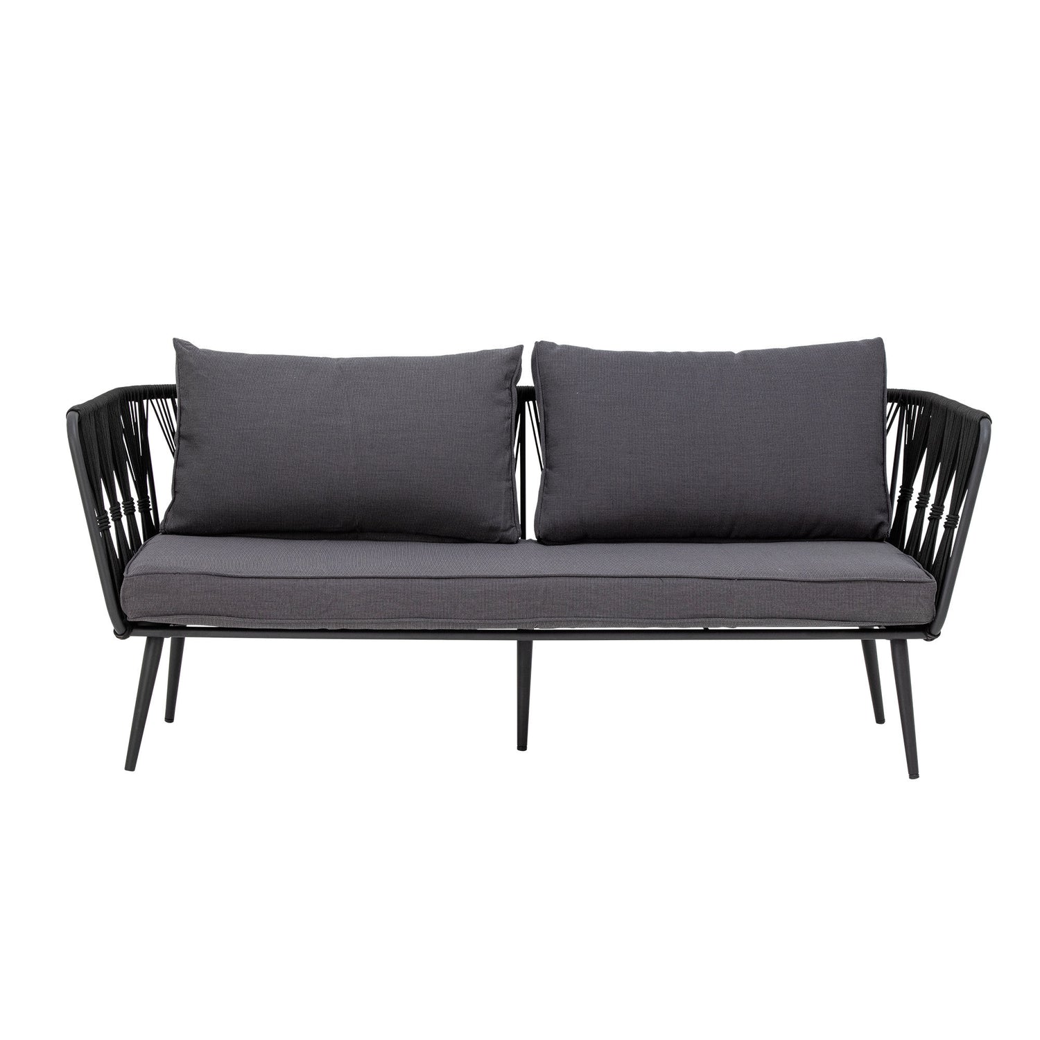 Sofá pavone de Bloomingville, preto, metal