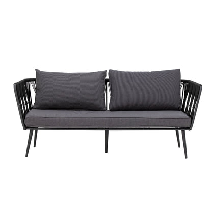 Sofá pavone de Bloomingville, preto, metal