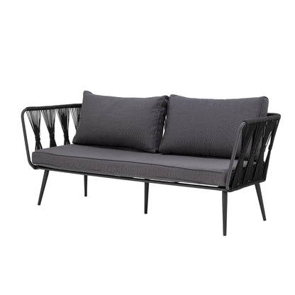 Sofá pavone de Bloomingville, preto, metal