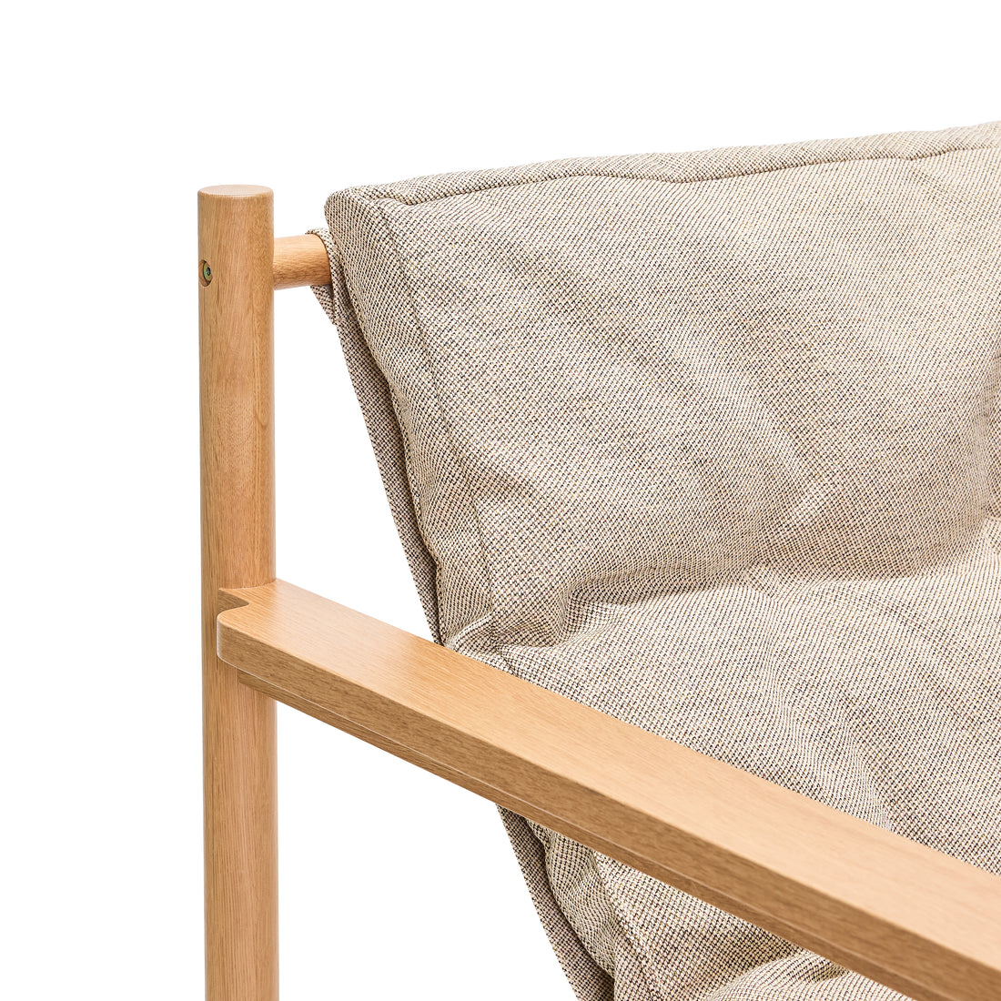 Poltrona/Repouso Heritage Natural/Bege - 75x72xh82cm, 69x49xh43cm