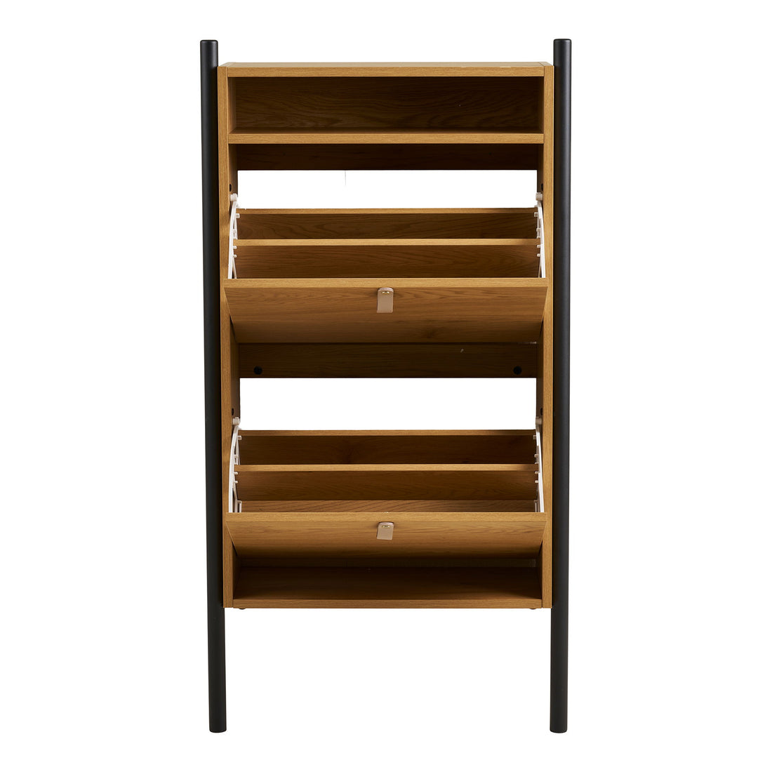 Gabinete de sapatos Barco - Gabinete de sapato, Oak Wood Look 62x26x118 cm