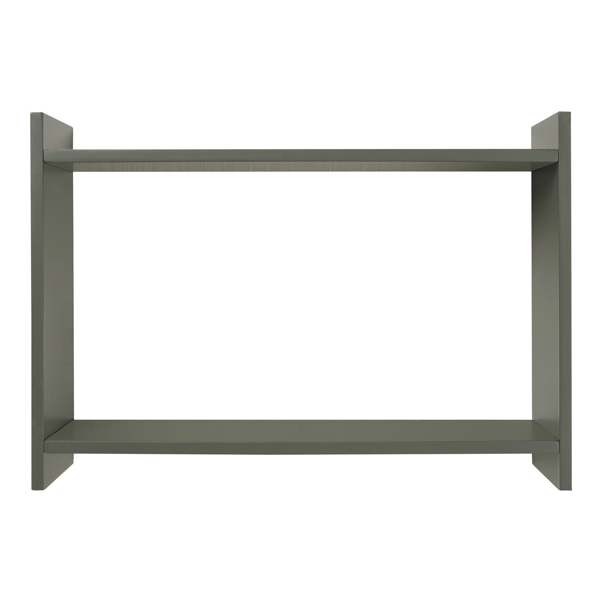 Prateleira de parede de Bamberg - prateleira de parede, verde 50x14.5x35 cm