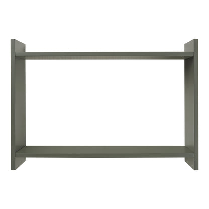 Prateleira de parede de Bamberg - prateleira de parede, verde 50x14.5x35 cm