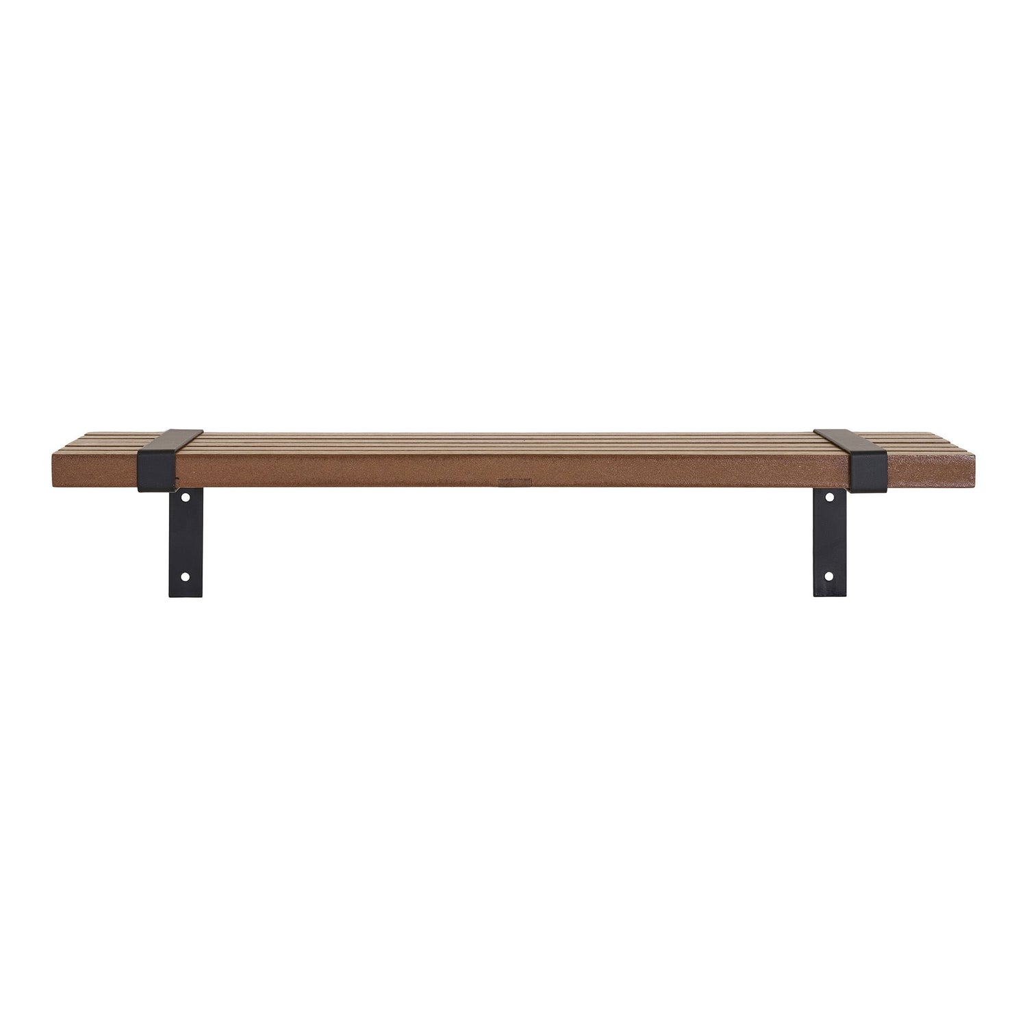 Prateleira de parede, ashphins, metal, natureza, preto&lt;br&gt;50x15x10 cm