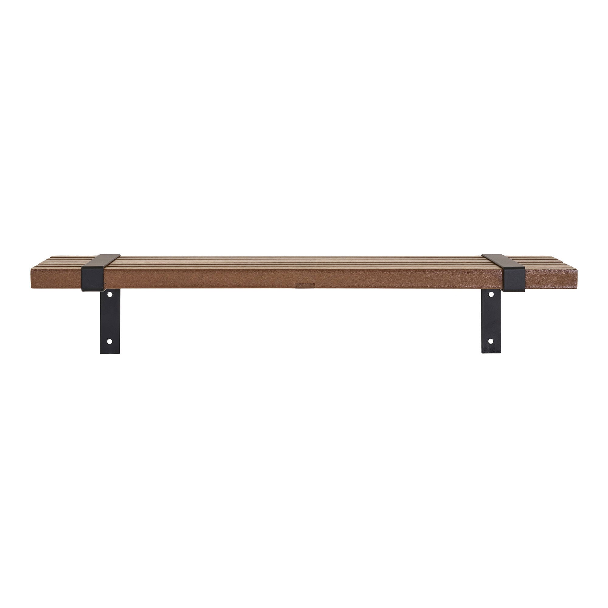 Prateleira de parede, ashphins, metal, natureza, preto&lt;br&gt;50x15x10 cm