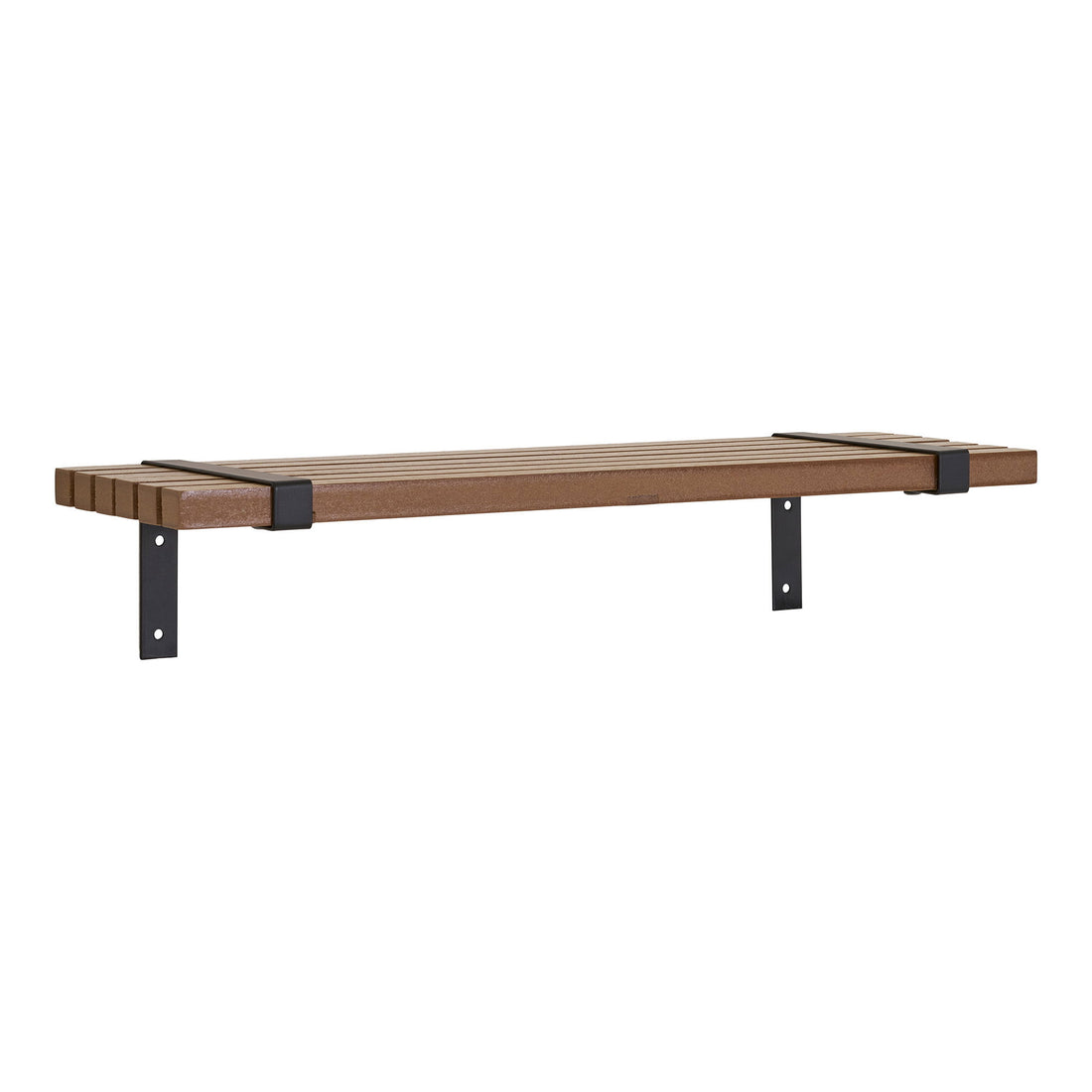 Prateleira de parede, ashphins, metal, natureza, preto&lt;br&gt;50x15x10 cm
