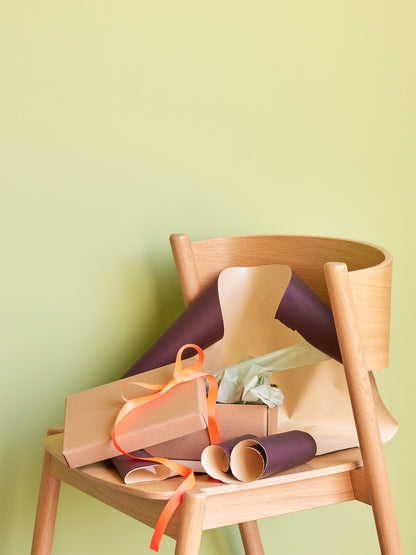 Cadeira de Jantar Oblíqua Natural - 55x51xh80cm