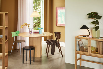 Cadeira de Jantar Oblíqua Marrom - 55x51xh80cm