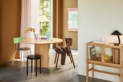 Cadeira de Jantar Oblíqua Marrom - 55x51xh80cm