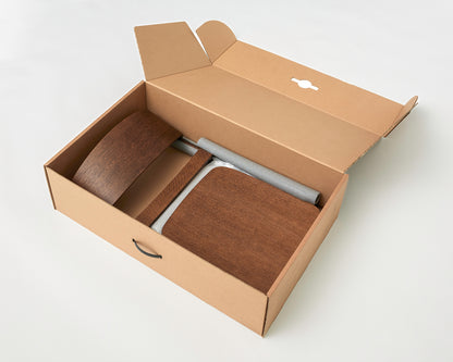 Cadeira de jantar oblíqua preta - 55x51xh80cm