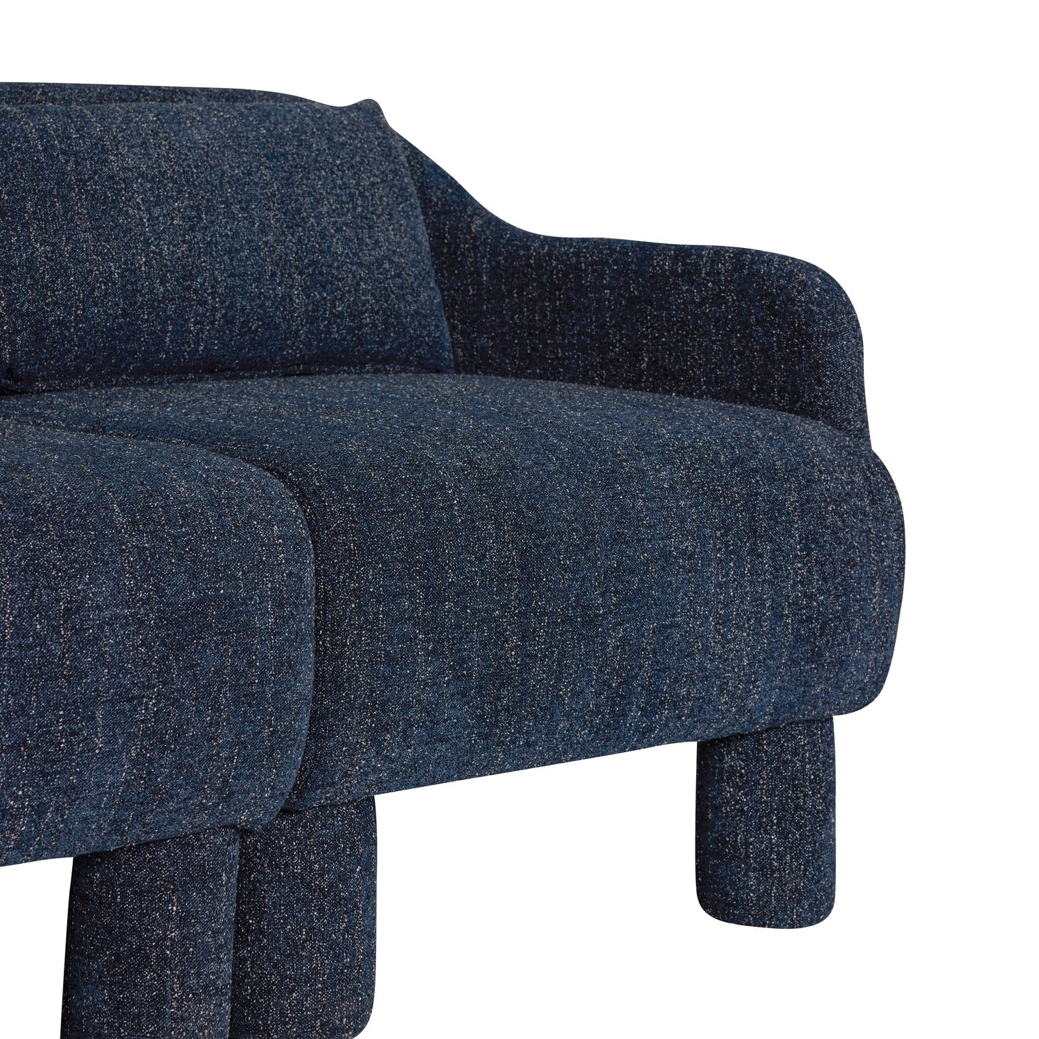 Sofá Elegance Azul Escuro - 224x73xH74