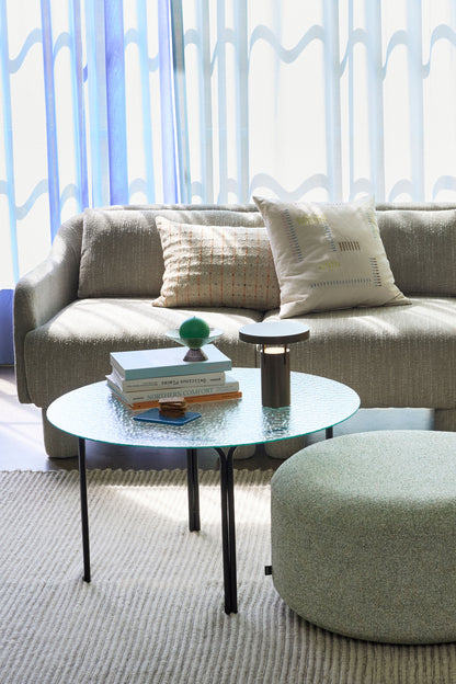 Sofá Elegance Verde claro - 224x73xH74