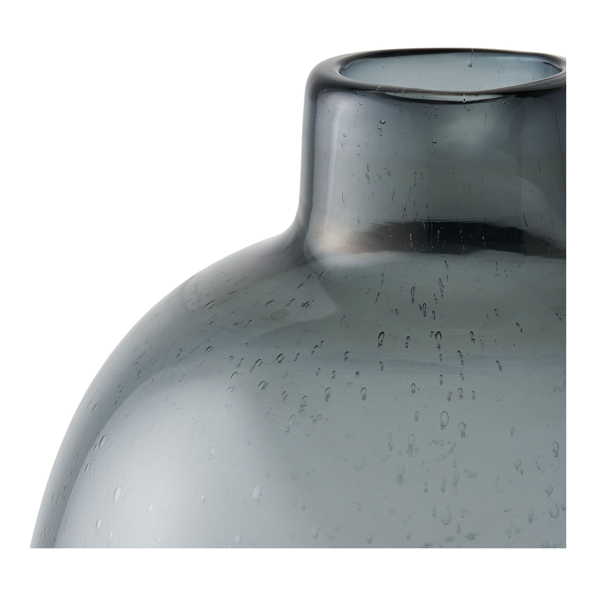 Vaso - vaso, vidro, preto fumado Ø23x35 cm