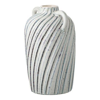 Vaso - vaso, cerâmica, azul 15,5x14x22 cm