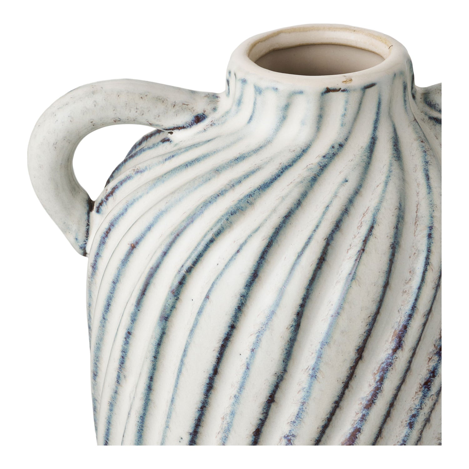 Vaso - vaso, cerâmica, azul 15,5x14x22 cm