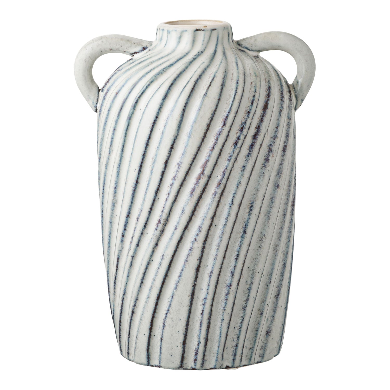 Vaso - vaso, cerâmica, azul 15,5x14x22 cm