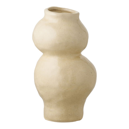 Vaso - vaso, cerâmica, bege Ø10.10.5x19.5 cm